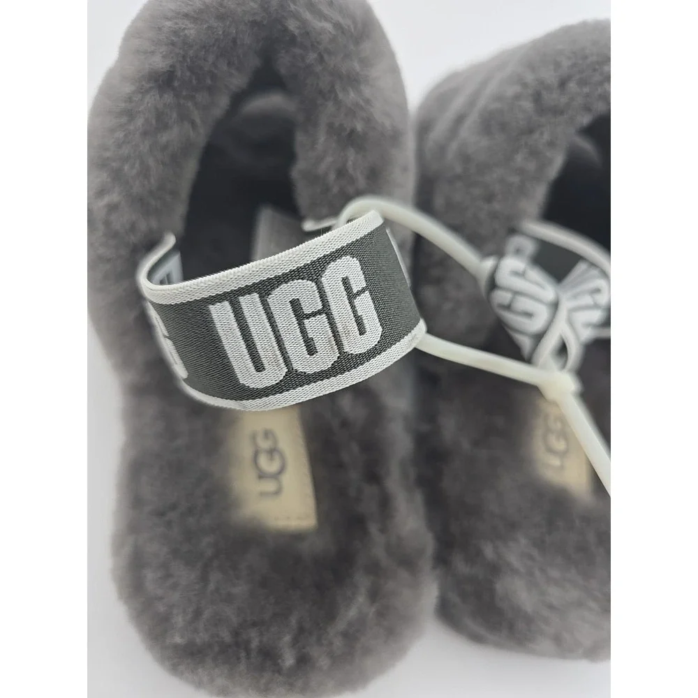 UGG Fluff Yeah Slide Women's US 4 Slipper Extreme‎ Comfort 100% Original Brand